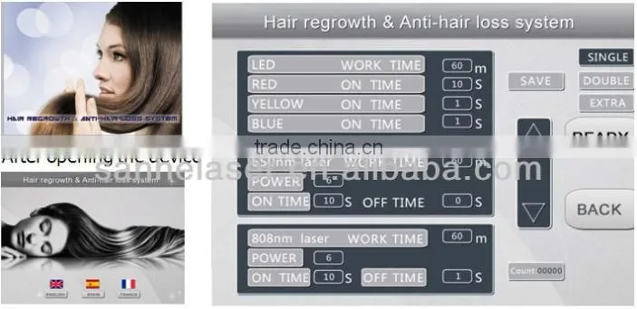 Hair Loss Therapy Device / Inferred Hair Growth Machine With Factory Price