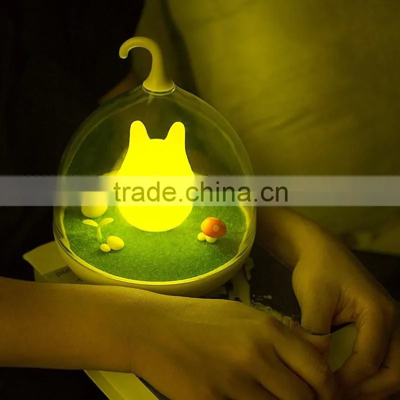 Hand Held spirit lamp Design Touch Sensor Vibration Cage Lamp Night Lights