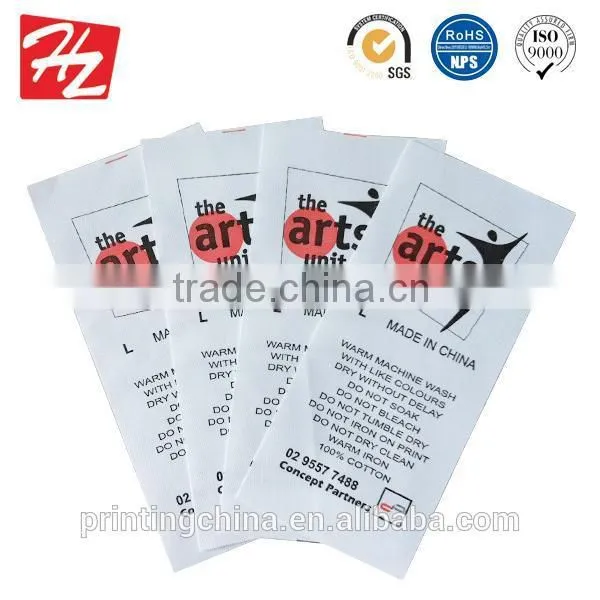 Finely processed kraft paper clothes hang tags with clothing