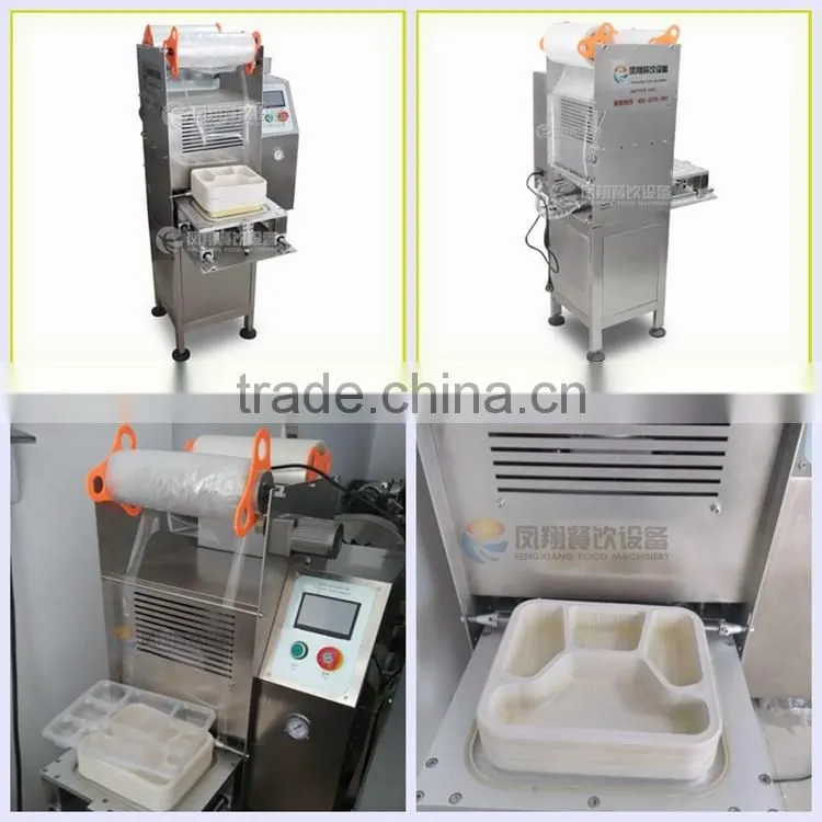 Industrial Automatic Fast Food Tray Sealer Sealing Machine