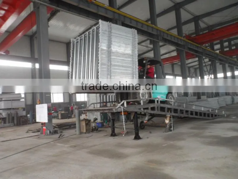 10T mobile hydraulic container loading ramp