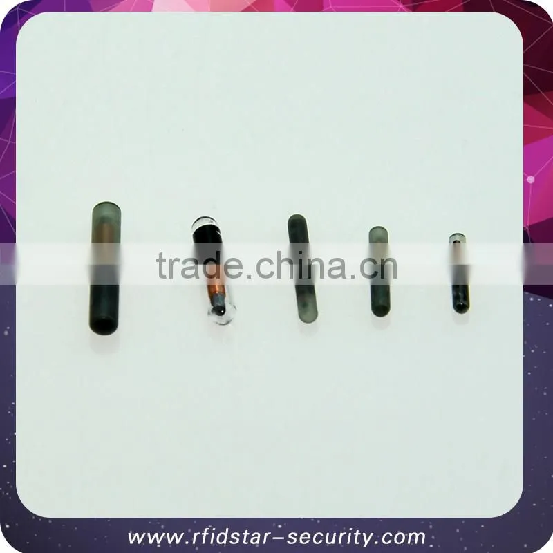 RFID animal microchip 2*12mm size microchip with high quality