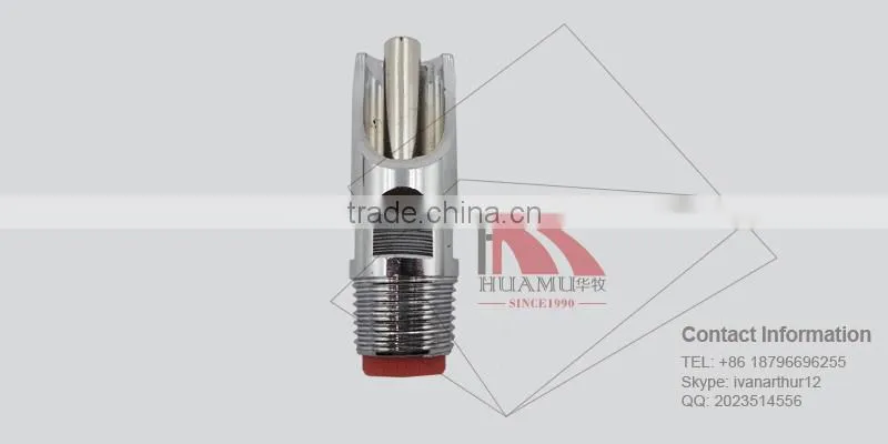 pig water nipple in silver 64*22 mm pig water drinker