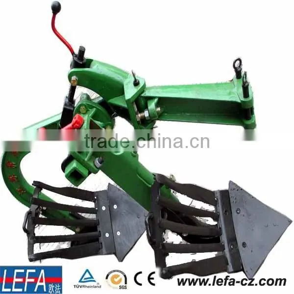One way furrow plow for walking tractor use