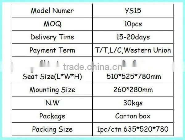 Chinese made universal heavy equipment truck seat for construction