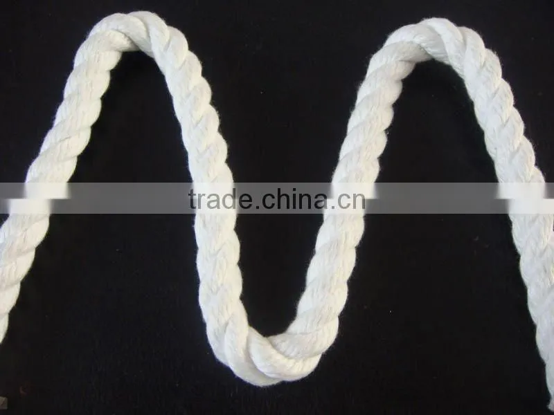 3 strands twist polyester yarn rope