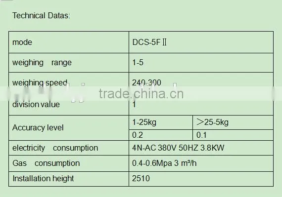 Flour quantitative packaging equipment / full automatic flour packing machine