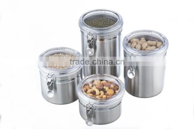 Coffee Canister with Stainless Steel Scoop set