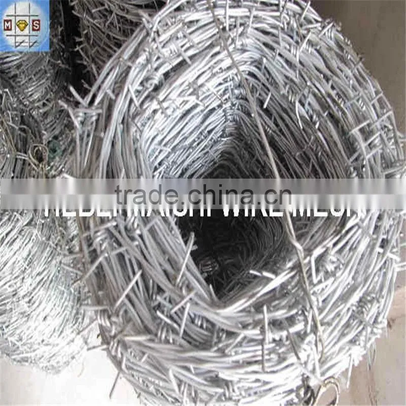 Green PVC Coated Barbed Wire
