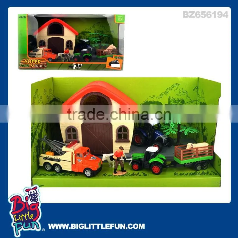 Sliding farm toys,farm tractor toys set