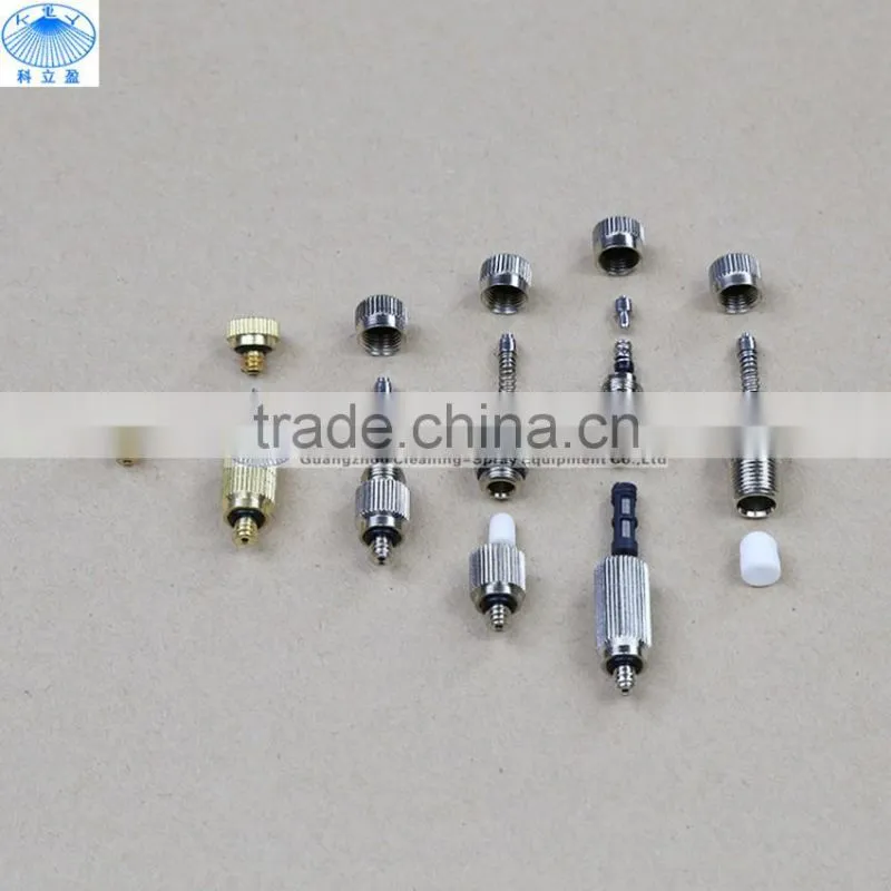 High pressure mist spray nozzle for mist cooling system