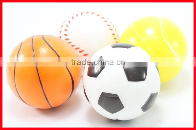 2016 YIWU polyurethane custom printed stressball cattle