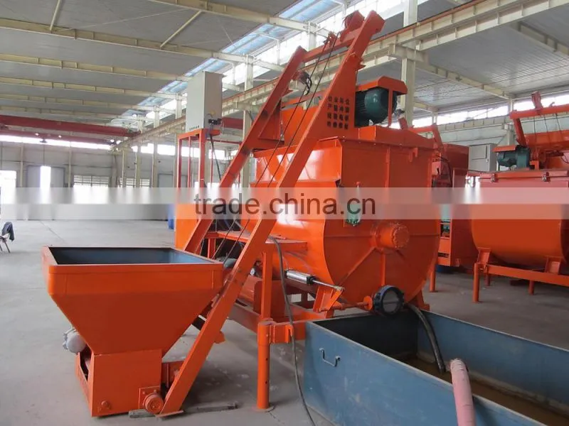 2016 new design foam concrete clc brick machine