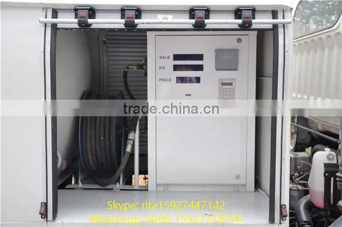 Factory Supply LPG Filling Truck 5m3 LPG Bowser Truck
