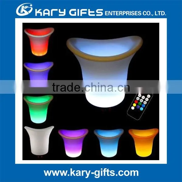 cool design flash multi color changing light up ice bucket
