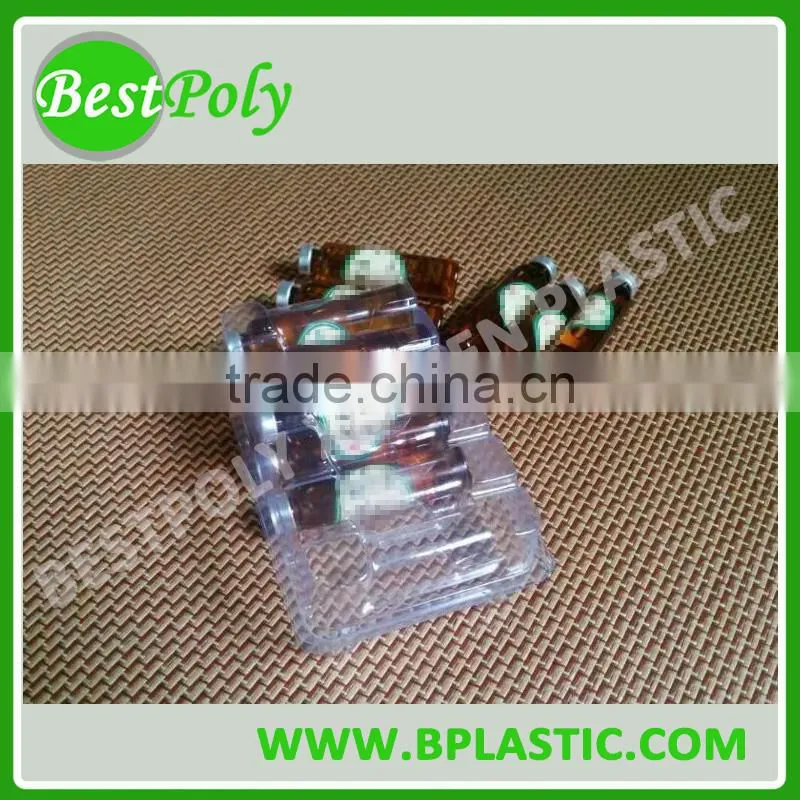 Cheap clamshell blister medicine packing tray for medicine bottle