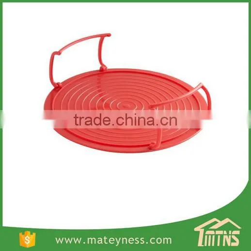 Plate Stacker Lid & Tray Multi-Tasking Kitchen 3 In1 Microwave Tray