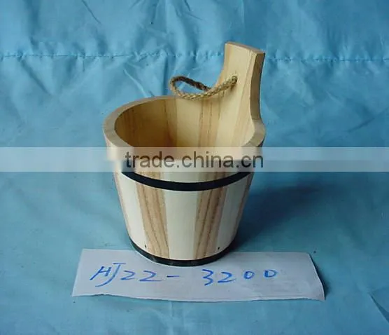 Wooden bucket, wooden crafts
