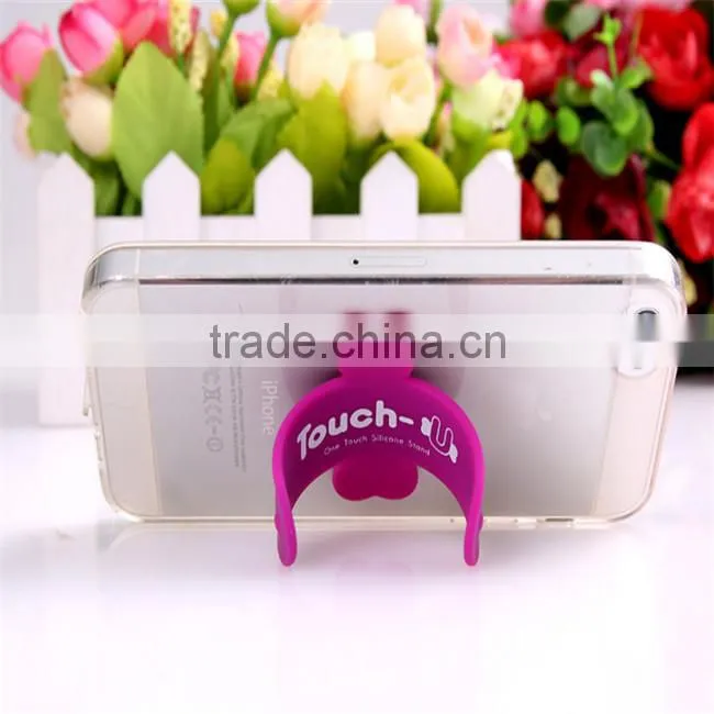 Hot selling One-touch Silicone Phone Holder Stand