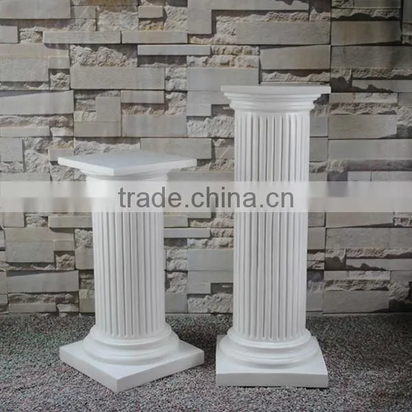 Indoor Roman Decorative Fiberglass Pedestal