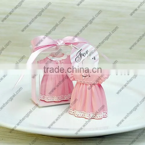 Wedding / Birthday Baby Bib Dress Candle Favor