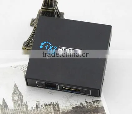 Hot Product 1080P HD 1x2 Port Splitter Transfer TV Cheaper High Speed Two Outputs Cable TV Splitter