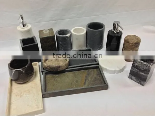 Luxury homewares kitchen supplies white marble coasters
