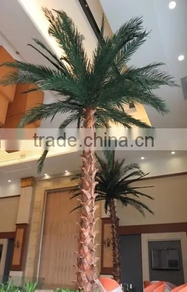 Home garden edging decorative 5ft to 16ft Height outdoor artificial green plastic palm trees EDS06 0841