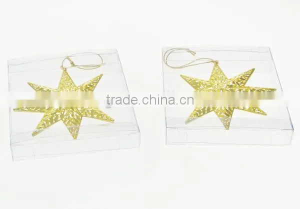 Hot Sale Xmas Metal Star Hanging Ornament Stand