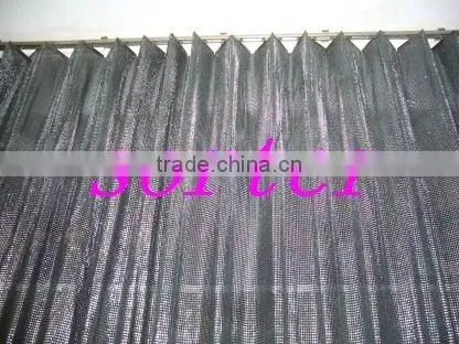 chic metallic cloth as dividers, screens, curtains