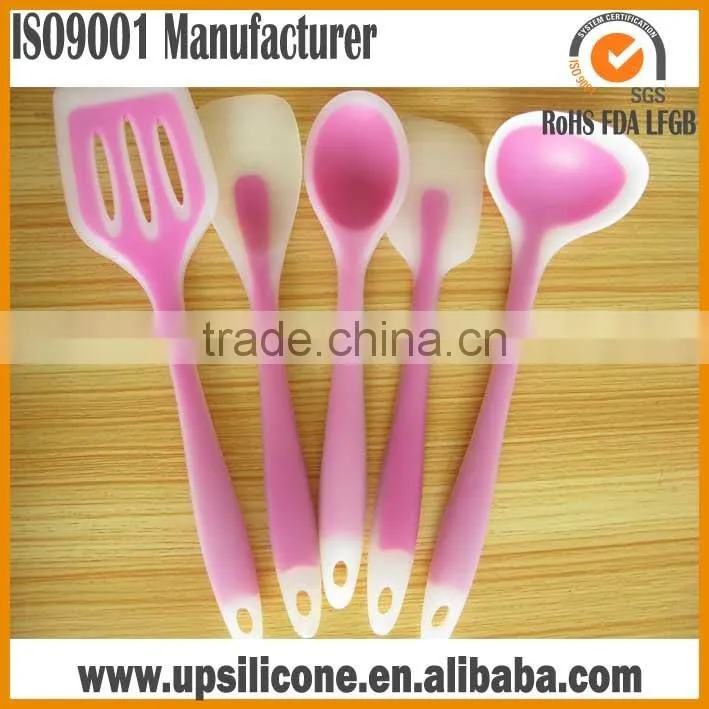 custom silicone slotted spatula