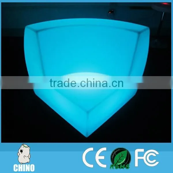 Group Long Sofa Combinated LED SOFA with led table lounge sofa
