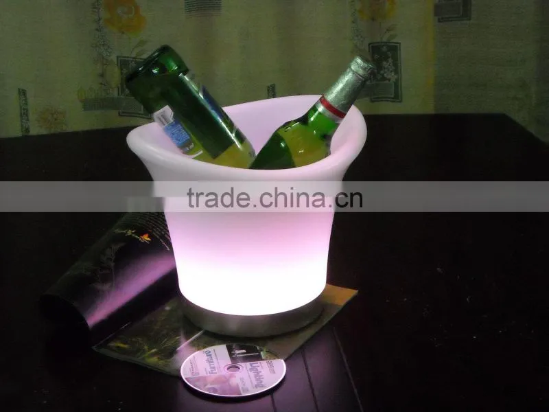 Recharge Colorful LED bar ice bucket