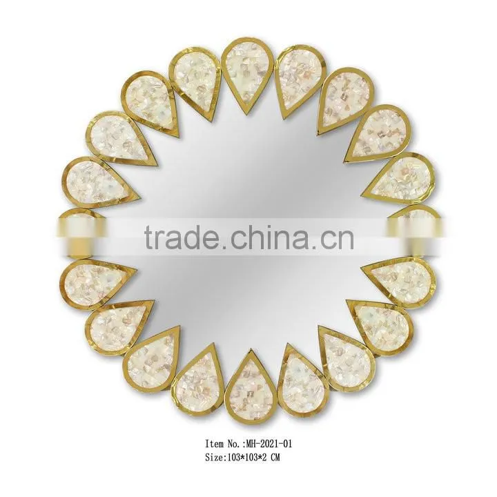 Excelent design Mother of pearl wall mirror