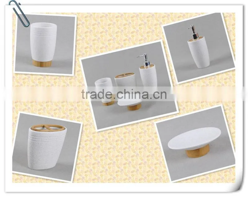 Ceramic modern home Bathroom accessories set elegant
