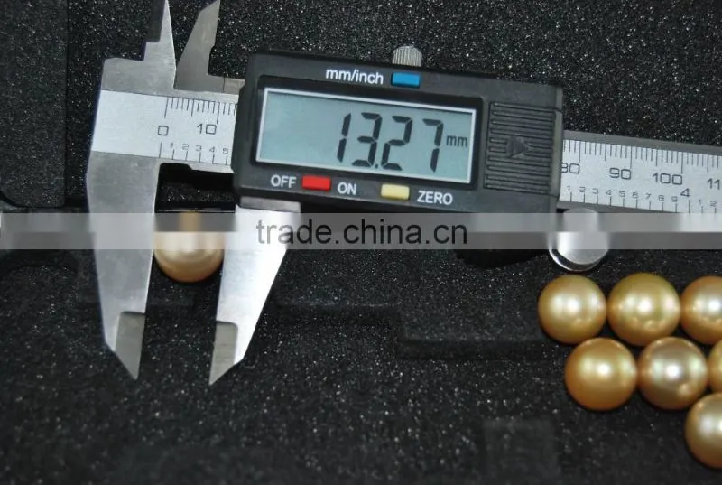 good quaity AAA 13-14mm golden tahitian loose pearls