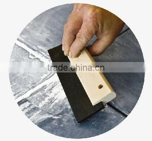 Rubber Blade Grouter, Grout spreader with wooden handle