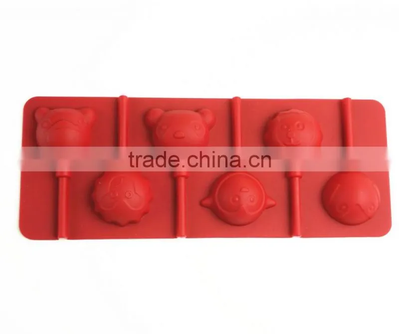 11033 Silicone Candy Lollipop Molds with Sticks