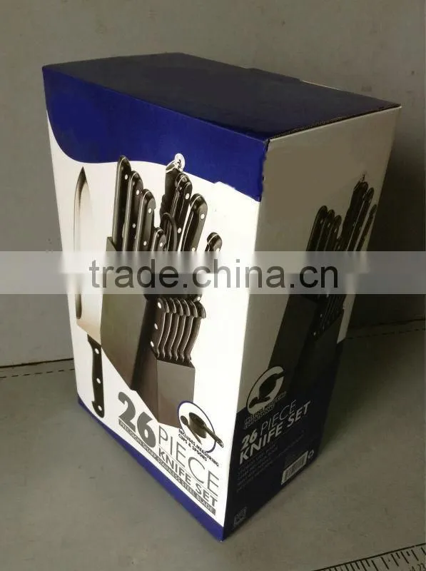 26PCS kitchen knife set