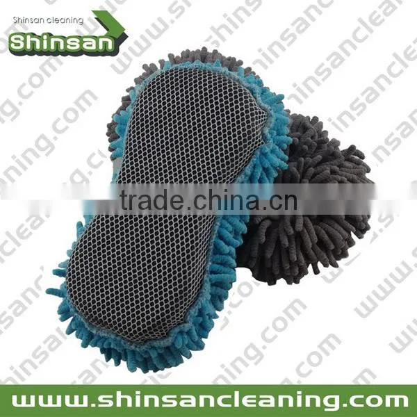 Good Quality microfiber mesh bug sponge/automotive wash sponge/microfiber cleaning car sponge