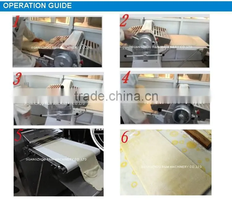 High Quality Pinch Roller New Desktop 450/520MM Danish Pastries