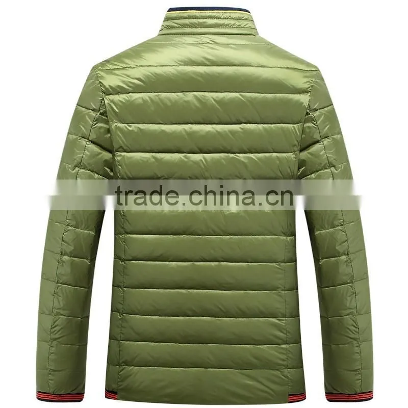 2016 Latest Design Wholesale Mens Casual Winter Bomber Jacket With Zipper