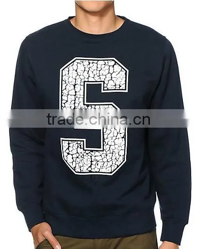 Screen printing logo man custom no hood sweatshirt