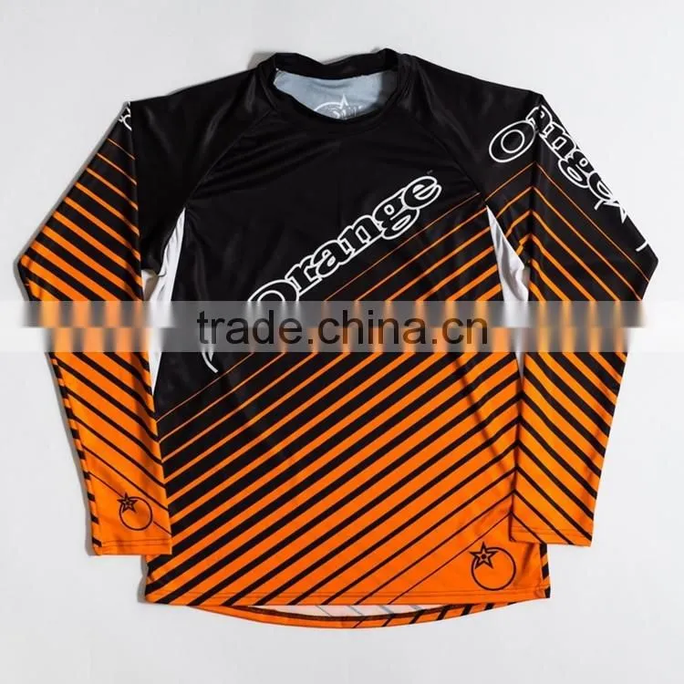 Eco-friendly Italy Ink downhill jersey, Comfortable and Quality MTB wear