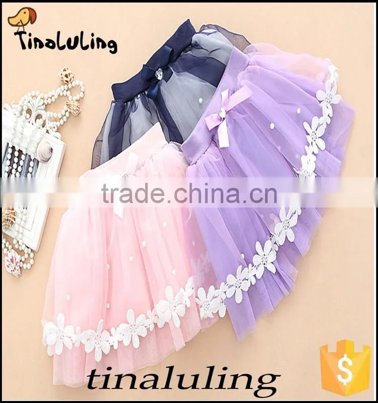 FASHION 2015 GIRLS HIGH QUALITY LACE TUTU SKIRTS KIDS DANCE TUTUS