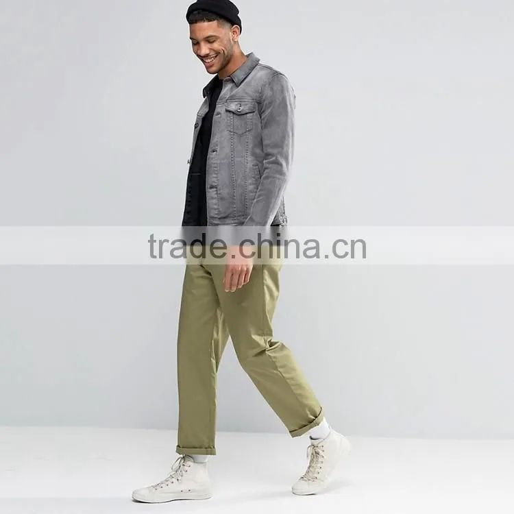 China Manufacturer OEM custom denim winter jacket men 2016