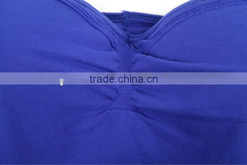 seamless polyamide and spandex women vest womens tank top