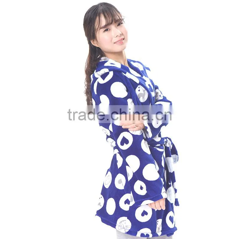 Wholesale women flannel poncho 2017 xxx sleepwear