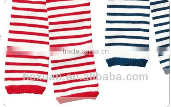 Stripped Baby Leg Warmers