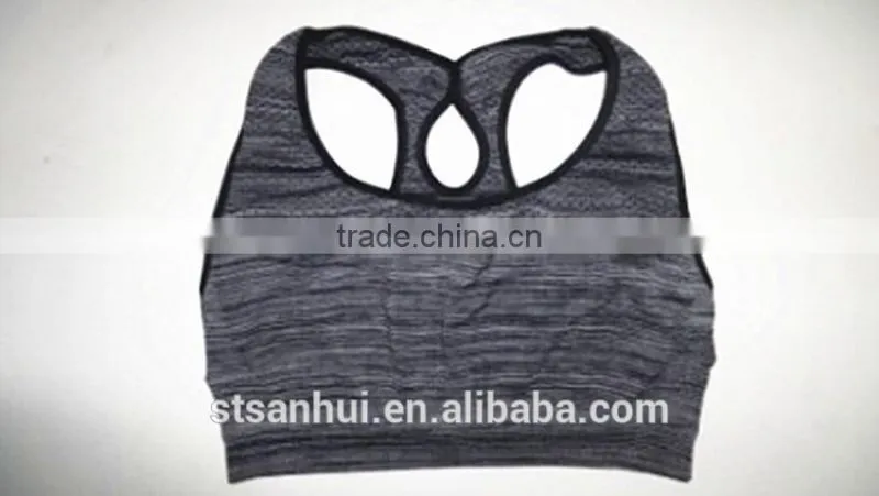 Seamless Sports Bra with Top Double Layer for competitive piece